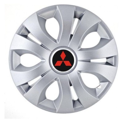 Set 4 Capace Roti Autohelix MSA&amp;reg; potrivite jantelor de 14 inch, Compatibil Cu Mitsubishi, model Top Gray foto