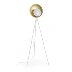 Lampadar otel alb auriu Design 87x56x155 cm