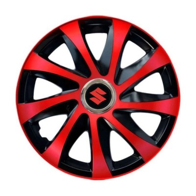 Set 4 capace roti Drift extra red R15 pentru gama Suzuki foto