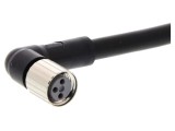 Cablu OMRON pentru senzori automatizări M8 3 pini unghiat 10m PVC