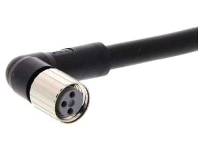 Cablu OMRON pentru senzori automatizări M8 3 pini unghiat 10m PVC foto