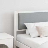 vidaXL Tăblie cap Altele Alb 200 cm Lemn masiv de pin 878938