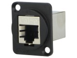 Adaptor FT Cat 5e Ecranat 8p8c Metal 19x24mm