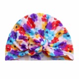 Caciulita inflorata multicolora tip turban (Marime Disponibila: 3-6 luni)