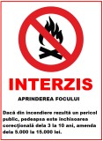 Placuta interzis aprinderea focului
