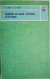 Elemente de Calcul Matriceal cu Aplicatii - Aristide Leonte, George Vraciu - Matematica