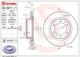 BREMBO 09.D617.11 PRIME LINE - UV Coated Disc frana