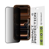 Folie sticla iPhone 17 Pro Max Asteroid GSM 111D Privacy Full Glue, negru