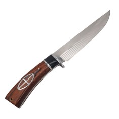 Cutit vanatoare lama si varf ascutite, 28 cm, husa, DA65