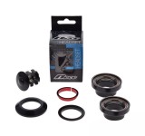 Cuvete Furca Bicicleta Neco 1 1/8 A-Headset (AHED) 42x30.2x7.6mm, Aluminiu, Negru, Rulmenti Sigilati