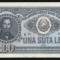 y608 ROMANIA 100 LEI 1952 serie albastra UNC NECIRCULATA