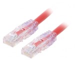 Cablu Patch Cord UTP Cat6a 3m Roșu, PANDUIT