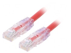 Cablu Patch Cord UTP Cat6a 3m Roșu
