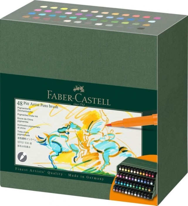 Cutie Pitt Artist Pen Faber-Castell Studio 2024, 48 buc