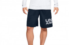 Pantaloni scurti Under Armour Tech Wordmark Shorts 1351653-408 albastru marin foto