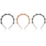 Brushworks Butterfly Clip Headbands bentiță pentru păr 3 buc