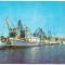 carte postala-CONSTANTA-vedere din port