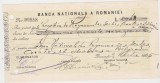 Banca Nationala a Romaniei chitanta depunere Bucuresti 1925