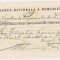 Banca Nationala a Romaniei chitanta depunere Bucuresti 1925