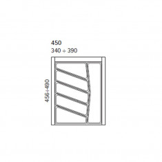 Organizator tacamuri 76-450 G alb foto