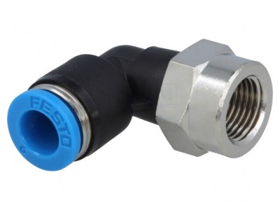 Racord Push-in 90&amp;deg; Filetat 0,95-6bar QS foto