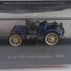 Macheta 40 hp Mercedes-Simplex - 1902 1:43 Deagostini Mercedes