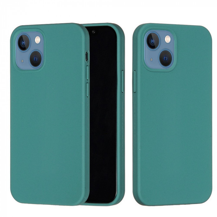 Husa protectie flippy compatibila cu samsung s20 plus liquid silicone case verde