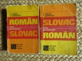 MIC DICTIONAR ROMAN - SLOVA / SLOVAC ROMAN M. BREAZU, C. BARBORICA 2 VOLUME