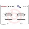 Placute frana Mazda Cx-3 (Dk) 01.15-, Cx-5 (Ke Gh) 11.11-02.17, Spate, BREMBO