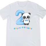 Tricou Copii, mesaj amuzant, desen multicolor, aniversare 2 ani, La multi ani