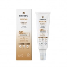 Crema pentru protectie solara cu SPF 50 Repaskin Silk Touch, 50 ml, Sesderma