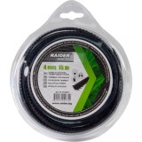 RAIDER Fir trimmer dinte fierastrau 4.0 mm х 15 m, negru