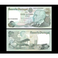 Portugalia 1978 - 20 escudos aUNC