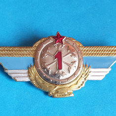 Insigna AVIATIE militara Internationala - Aviator - Pilot - Kazahstan