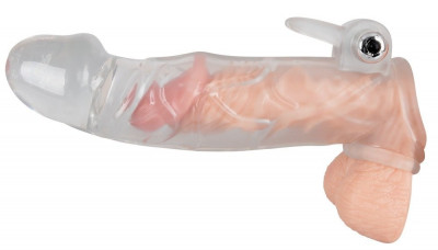 Prelungitor Penis Vibrator Crystal Skin foto