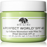 Origins A Perfect World&trade; SPF 40 Age-Defense Moisturizer With White Tea crema de zi hidratanta SPF 40 50 ml