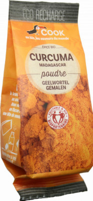 Turmeric (curcuma) pudra bio 35g refill Cook foto