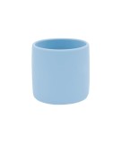 Pahar minikoioi, 100% premium silicone, mini cup &ndash; mineral blue