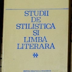 Gh. Bulgar - Studii de stilistica si limba literara