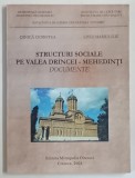 STRUCTURI SOCIALE PE VALEA DRINCEI - MEHEDINTI , DOCUMENTE de DINICA CIOBOTEA si LIVIU MARIUS ILIE , 2003 , DEDICATIE*