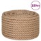 vidaXL Fr&acirc;nghie 20 mm, 100 m, 100% iută