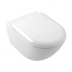 Vas wc suspendat, Villeroy & Boch, Antao, rimless, cu TwistFlush, alb