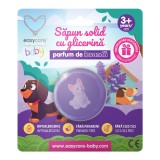 Sapun solid cu glicerina si jucarie pentru copii, parfum lavanda, 100 g, Easycare Baby