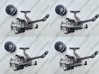 SET 4 Mulinete Crap FL HFR6000 CU 6 rulmenti si TAMBUR METALIC foto