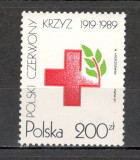 Polonia.1989 70 ani Crucea Rosie MP.236, Nestampilat