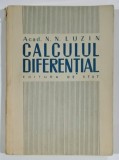CALCULUL DIFERENTIAL de ACAD. N.N. LUZIN , 1950