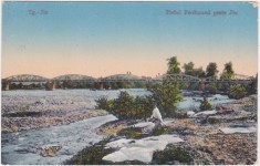 CP Targu Jiu Podul Ferdinand peste Jiu ND(1917)