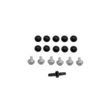Set fixare scut motor VW Transporter/Multivan 04.2009/10.20, Transporter/Multivan 04.20; set 17 buc, fixare scut sub motor, 7H0825959, N0195306,