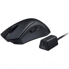 Mouse Razer DeathAdder V3 Pro, 5 butoane progamabile, rezolutie 30000 DPI, Dongle wireless HyperPolling inclus, Negru