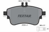 Set placute frana TEXTAR 2532601